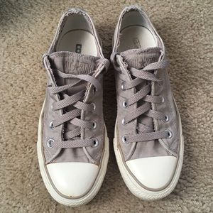 Grey/brown All Star Converse